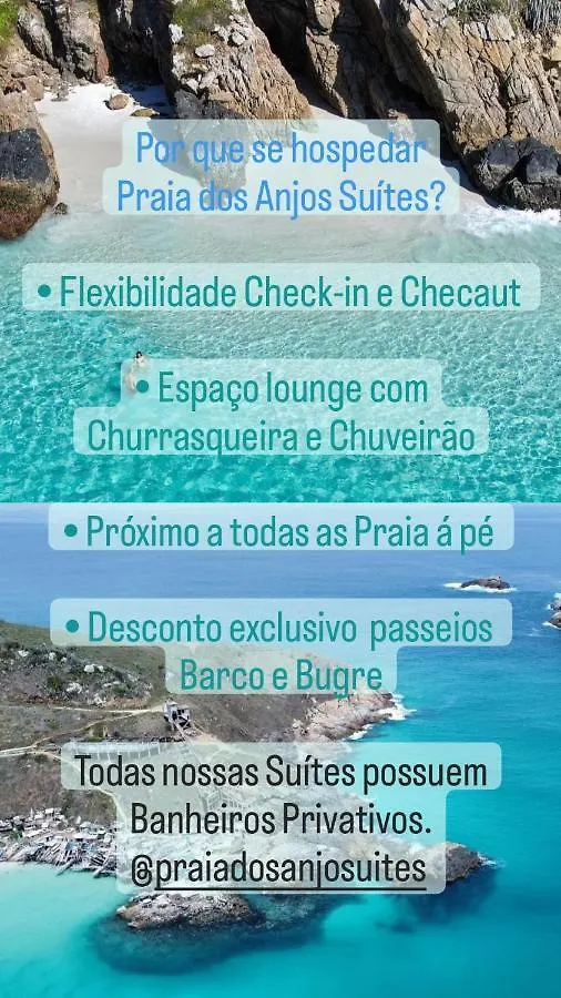 Guest house Praia Dos Anjos - Suites Arraial do Cabo