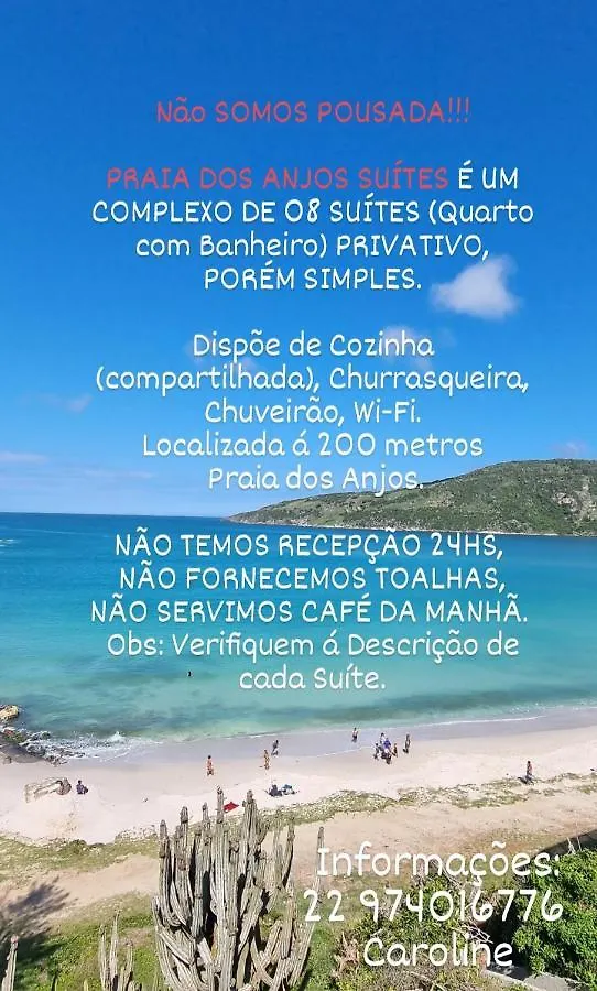 Praia Dos Anjos - Suites Arraial do Cabo